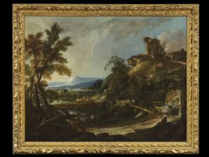 Marco Ricci (Belluno, 1676 – Venezia, 1730) -   Paesaggio con fontana